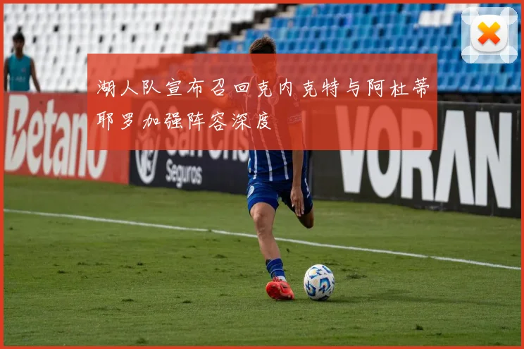 湖人队宣布召回克内克特与阿杜蒂耶罗加强阵容深度